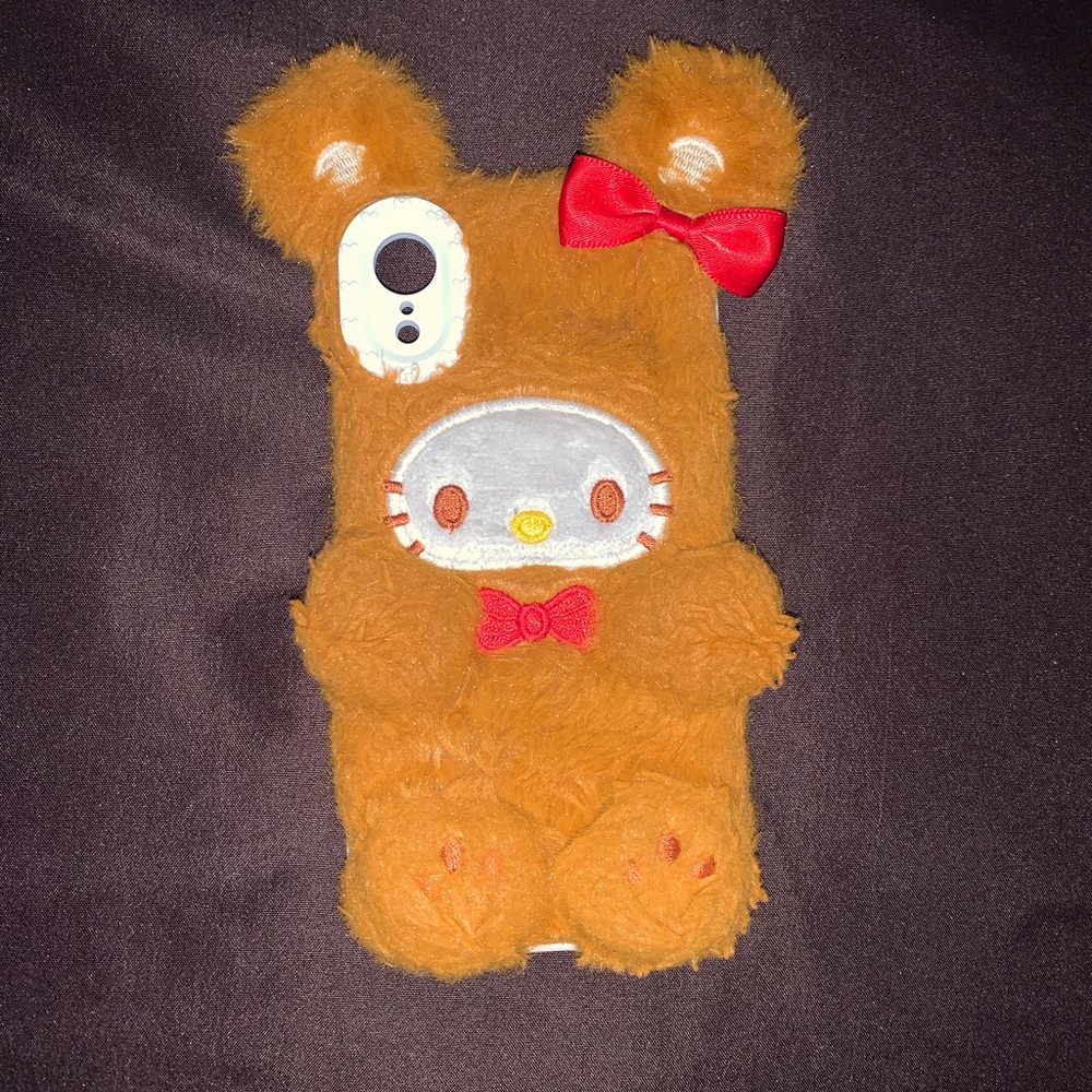 Hello Kitty Fuzzy Bear IPhone XR Case